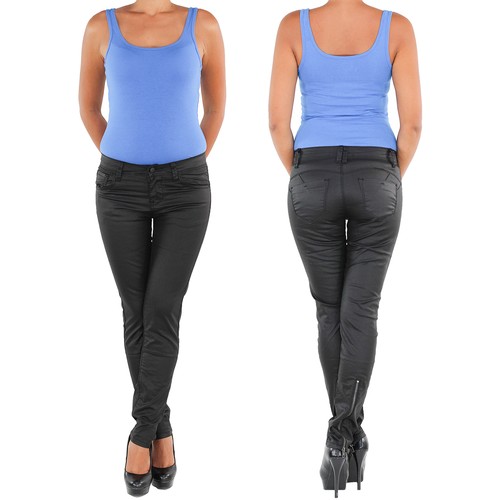 Damen skinny kunstlederhose - damen,