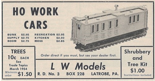 Models arbeitswagen - ho,