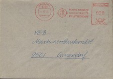 KRUMPA, Briefumschlag 1985, VEB PCK Schwedt Komb-Betr. Zeitz BT. Lützkendorf