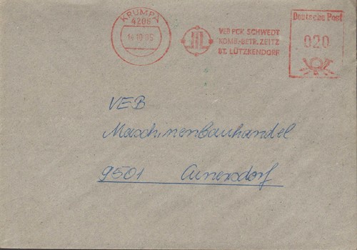 Krumpa briefumschlag 1985 - krumpa,,