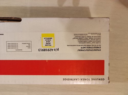 Oki original toner c9600 - original,