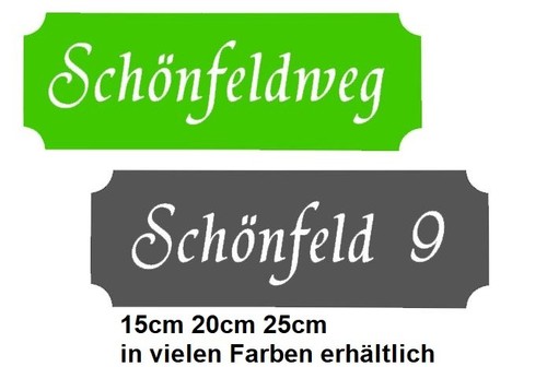 Hausnummern aufkleber 15cm - hausnummern,