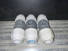  Plasson  PE- Serie 18 - Klemmverschraubung Reparaturkupplung Fitting, 32 mm