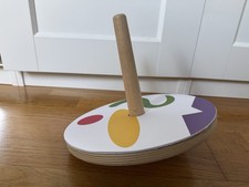 Großer Kreisel Aus Holz mit