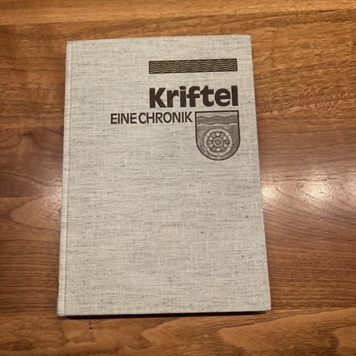Altes buch kriftel chronik - kriftel,,
