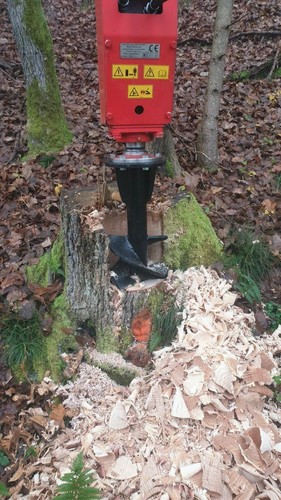 Wurzelstockfräse