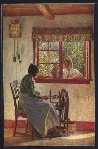 Künstler alfred broge - künstler-ak,