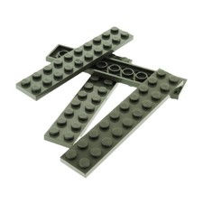4x Lego Bau Stein 2x10 Platte