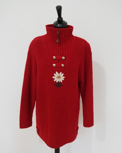 Trachten long strick pullover - long,