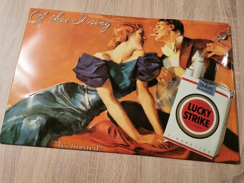 Lucky strike blechschild - strike,