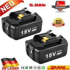 2X 18V 5,0Ah Akku Für Makita