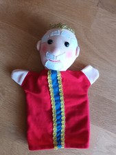 Handpuppe König aus Stoff ca