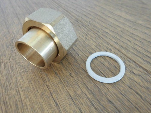 Löt verschraubung 22mm mit - verschraubung,