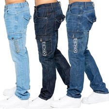 Herren Enzo Jeans gerades Bein