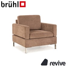 Brühl Alba Stoff Sessel Grau