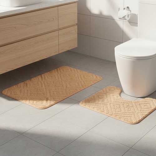 Badematten set teilig - badematten,