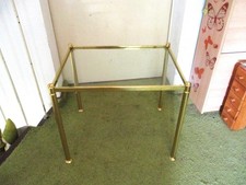 Cochtisch Messing Beistelltisch Glastisch gold hochwertig Mannheim Abholung