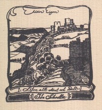 Exlibris Bookplate Klischee