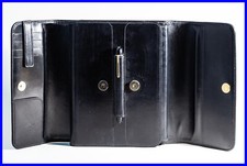 seltene MONTBLANC Meisterstück Schreib-/ Konferenzmappe in Schwarz - 24cm x 23cm