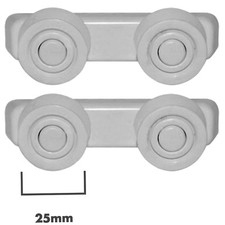 WHITE KNIGHT Geschirrspüler Korb Rad Gleitschiene Laufstütze Führungsrollen x4