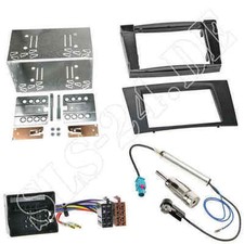 Mercedes E-Klasse W211 Doppel-DIN Radioblende ISO Adapterkabel Antenne Einbauset