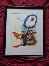 Joan miro lithographie stier - lithographie, "stier"