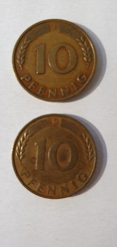 Pfennig 1950 j - pfennig,, d
