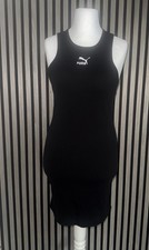 Puma Classic Ribbed Kleid schwarz Gr M 38 auch S Damen Damenkleid ohne Ärmel