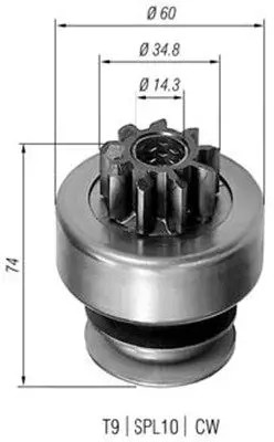 Ritzel starter 940113020101 - ritzel,,