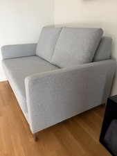 Schlafsofa / Couch Hellgrau