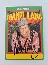 Franzl lang autogramm signiert - autogramm,