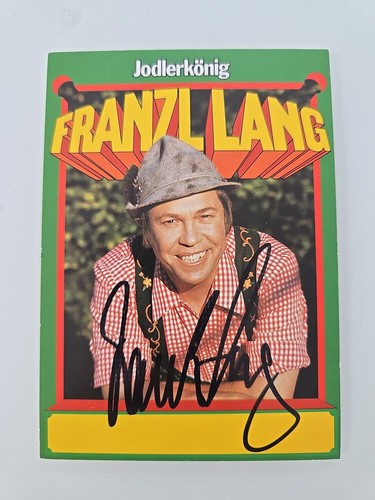 Franzl lang autogramm - lang,