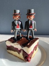 Tortenfigur Tortenaufsatz Tortendeko Bräutigampaar Hochzeit Cake Topper Wedding