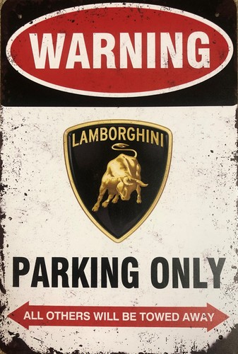 Lamborghini parking only - parking,