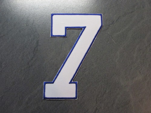Zahl stoff zahlen - 7, 10cm