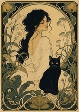 Jugendstil Poster  Ornamental