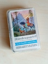 Altes Märchenquartett komplett A. Gramberg Altenburg Stuttgart Kartenspie Vintag
