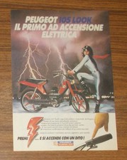 Seltene Werbung PEUGEOT 105 LOOK Mofa 1982