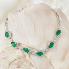 Smaragd Armband 2,40 ct | 925