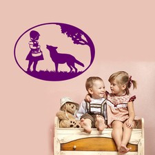 Wandtattoo Märchen Rotkäppchen Fairy Wallsticker +50+