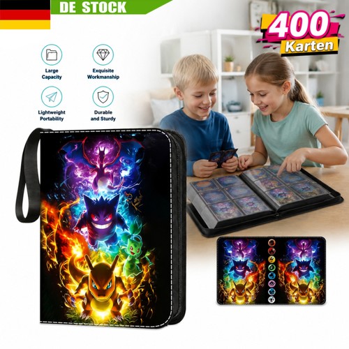 Pokemon sammelalbum 400 karten - sammelalbum,