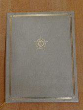 Stern der Völkerfreundschaft in Gold  , DDR ,  NVA , SED ,  Urkundenmappe groß