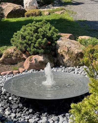 Wasserschale 120 mit - , fontäne
