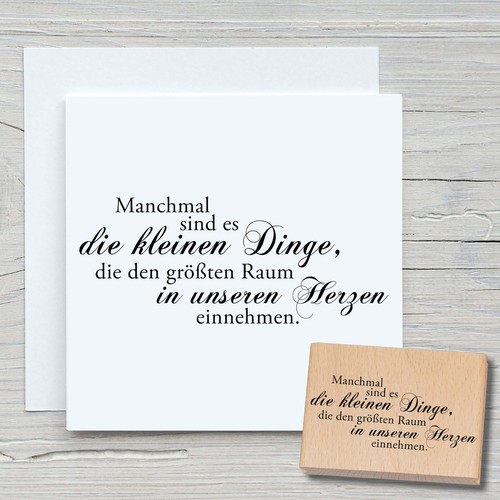 Stempel manchmal sind die - sind, es