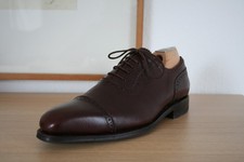 Meermin Herrenschuhe Gr. 9 (43) Rahmengenäht Dunkelbraun Gummisohle 