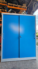 Mauser 7035 Stahlschrank Werkzeug Schiebetürenschrank Industrie Werkstatt Z7