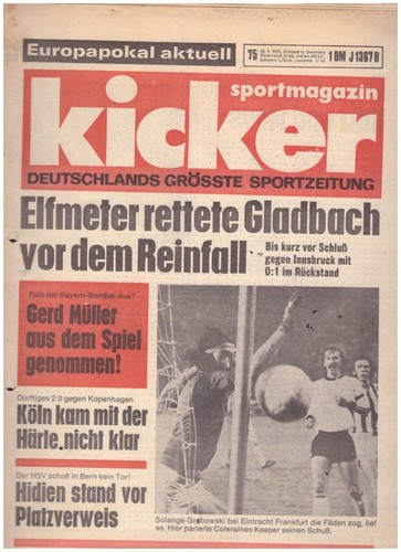 Kicker sportmagazin 75 - nr.,