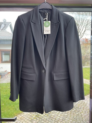 Damen long blazer schwarz - damen-long-blazer, c&a