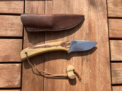 Custom messer zebrano 440c - custom,