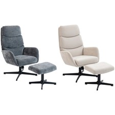 HOMCOM Relaxsessel mit Hocker